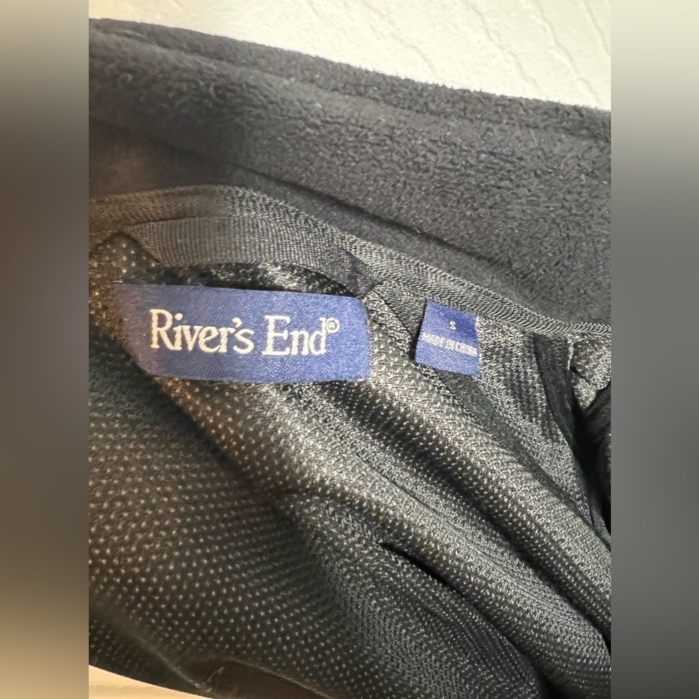 River's End Women's Small Brown Fleece Jacket Outerwear Full Zip Sweater Top S - Picture 6 of 14